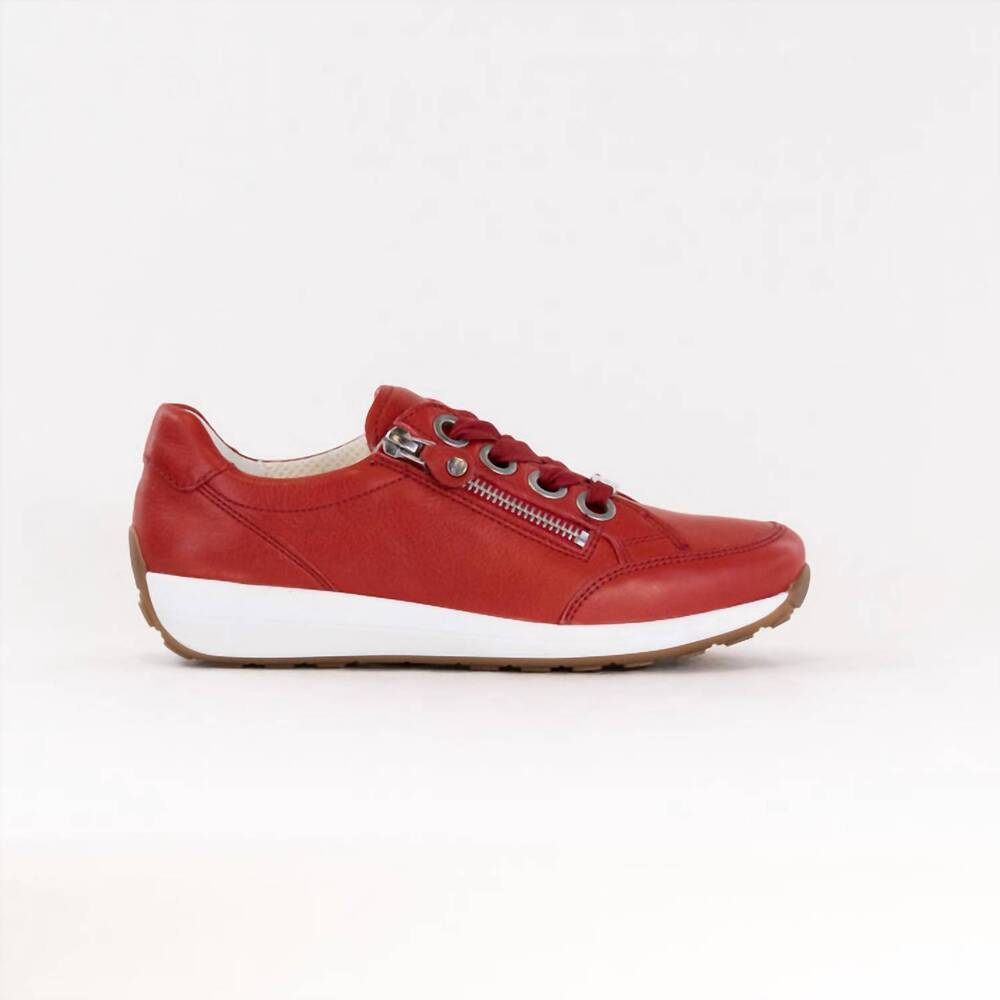 NEW ARA women's ollie sneakers in red